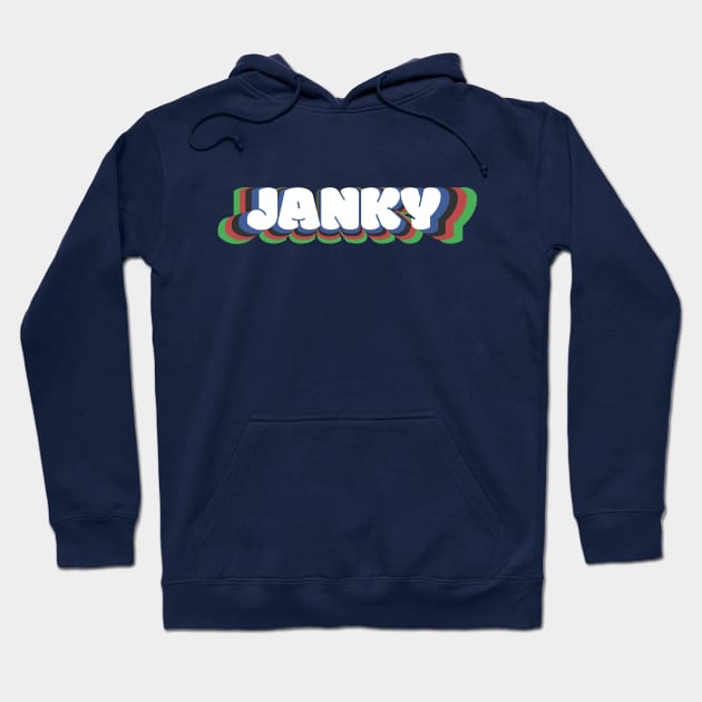 Janky | WUBRG JANKY MTG LOGO Hoodie by ChristophZombie